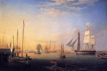 Baltimore Hafen, 1850